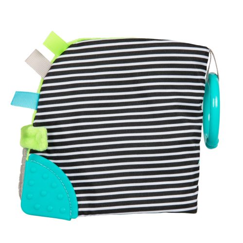 CANPOL szürke macis plüss babakönyv