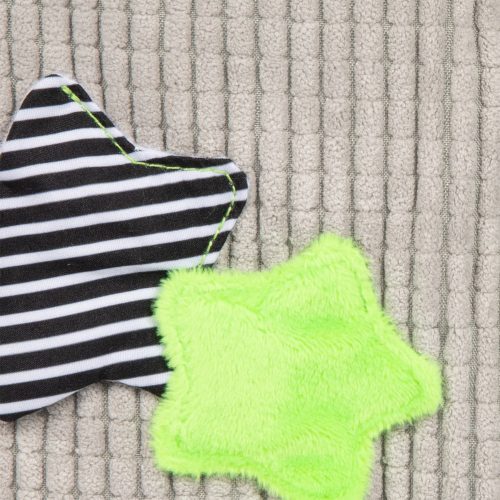 CANPOL szürke macis plüss babakönyv