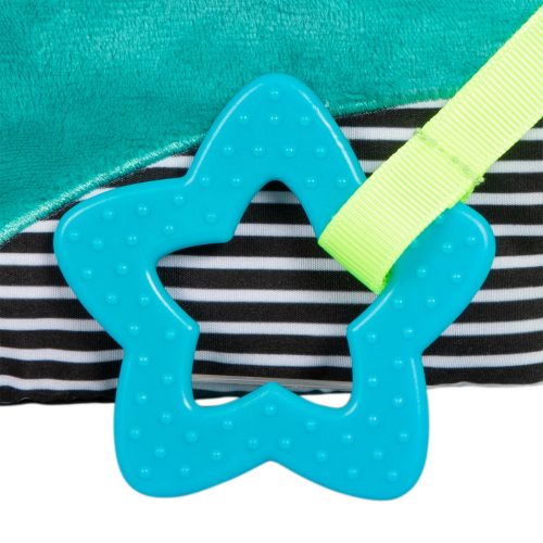 CANPOL szürke macis plüss babakönyv