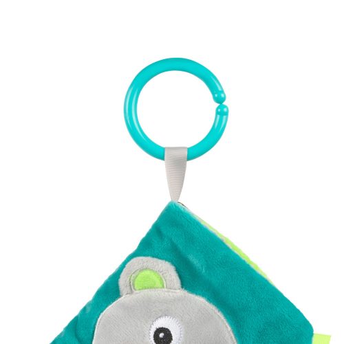 CANPOL szürke macis plüss babakönyv