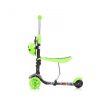 Chipolino Kiddy Evo roller tolókarral - Green Graffiti