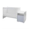 Lorelli Trend PLUS kombi ágy 70x165 - White Baby Blue