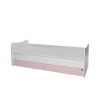 Lorelli MiniMax kombi ágy 72x190 - White / Orchid Pink