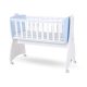 Lorelli First Dreams ringatható bölcső 105x55 - White / Baby Blue New