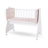 Lorelli First Dreams ringatható bölcső 105x55 - White / Light Oak New