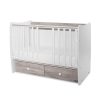 Lorelli Matrix kiságy 60x120 - White Artwood 2Box