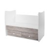 Lorelli Matrix kiságy 60x120 - White Artwood 2Box