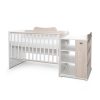 Lorelli Multi kombi ágy 190x72 - White Light Oak