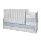 Lorelli Maxi Plus kombi ágy 70x160 - Trio White/Baby Blue