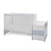 Lorelli Maxi Plus kombi ágy 70x160 - Trio White/Baby Blue