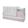 Lorelli Trend PLUS kombi ágy 70x165 - White & Orchid Pink ÚJ