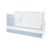 Lorelli Trend PLUS kombi ágy 70x165 - White Baby Blue