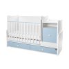 Lorelli Trend PLUS kombi ágy 70x165 - White Baby Blue