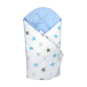 Babapólya puha - kék csillagok