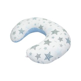 Szoptatós párna - modern kék csillagok