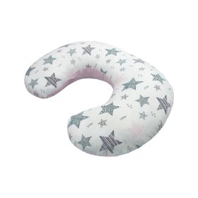 Szoptatós párna - modern rózsaszín csillagok