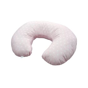 Szoptatós párna - rózsaszín geometrikus minta