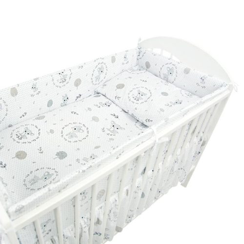 2 részes ágynemű - szürke őzike