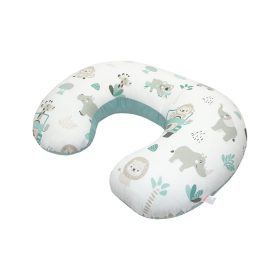 Szoptatós párna - zöld szafariautó