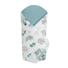 Babapólya puha - zöld szafariautó