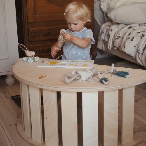 Asztallap fa hintához - M - fekete