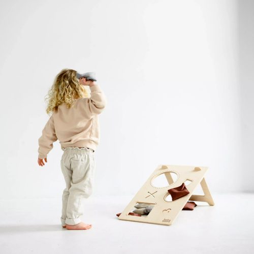 Ügyességi fa táblás játék - natúr