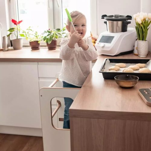 Konyhai fellépő Slim M fehér