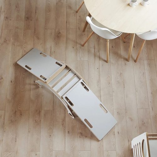 Létra / csúszdalap fa hintához - S - szürke