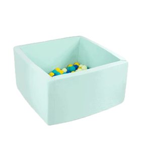   Négyzet alakú labdamedence – Smart menta– 90 x 90 x 40 cm