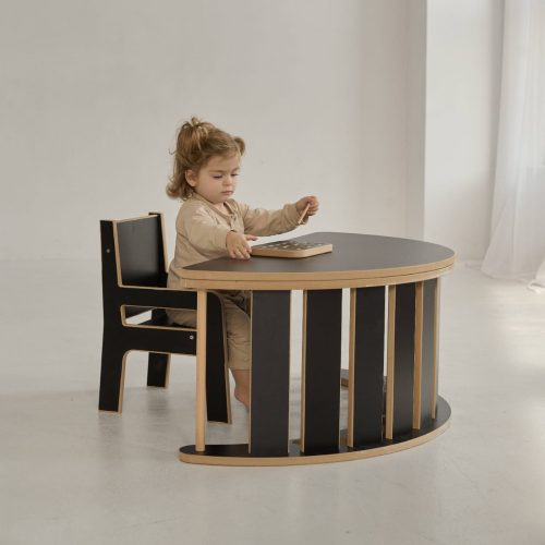 Szék gyerekeknek - S - fekete